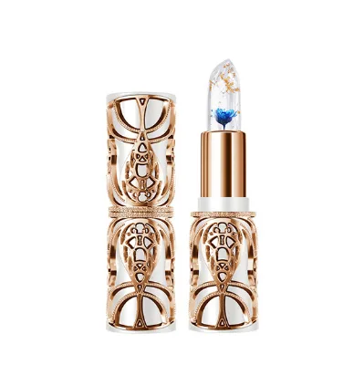 Wholesale Makeup Lip Balm Long Lasting Nutritious Moisturizer Lip Stain Crystal Flower Luxury Lipstick