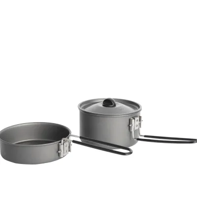 OEM Lightweight Portable Outdoor Camping Cookware Set Aluminum Cooking Pot & Pan