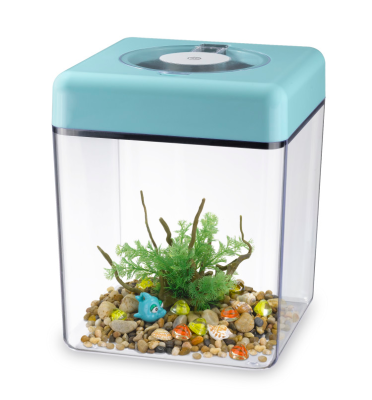Aquariums Fish Tank With Multicolor Led Lamp