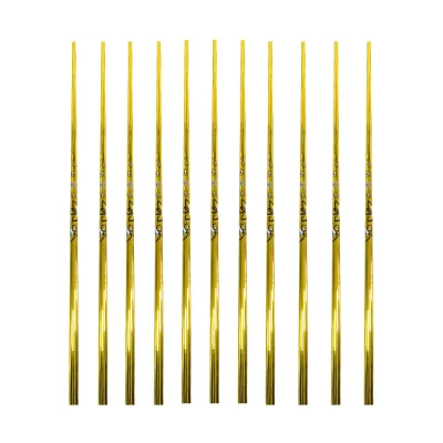 Gold PVD Plated Golf Light Weight Graphite Carbon Shaft with Customized logo