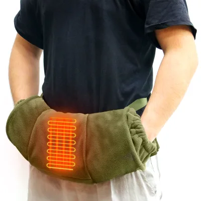 Custom USB Interface Infrared Rechargeable Outdoor Hter Safety Hand Warmer Pouch Smart Electric Heating Muff for Winter Sports