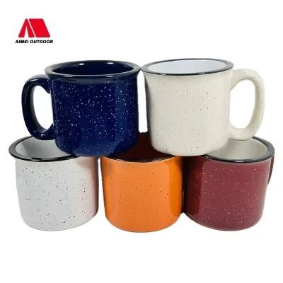 Factory Custom Color logo Heat Transfer Printing Creative Color-changing Star Enamel Cup Color Fluorescent Large Capacity Mug