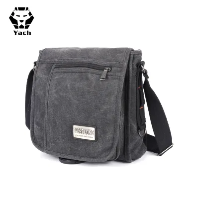 Popular Stylish Unisex China Students School Custom Satchel One Side Men Shoulder Side Bags Crossbody Messenger Bag for College