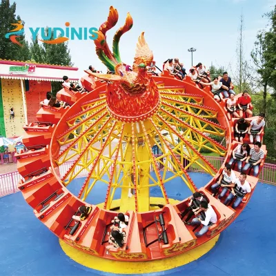 Amusement Park Rides Fire Phoenix Rides Ballerina Swing Dancing Flying Turntable Ride Amusement Park Equipment for Sale