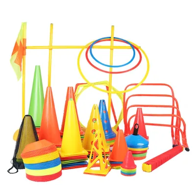 Agility Ladder Hurdles Cones Resistance Bands Jump Rope Speed Parachute Soccer Training Equipment for Football Baseball