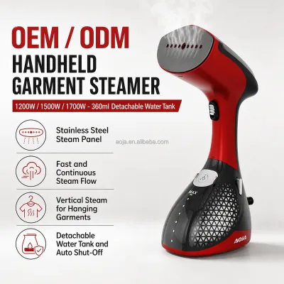 Handheld Garment Steamer Dry & Steam Iron Vertical Steam Ironing 360ml Stainless Steel Soleplate Auto-shut Off Safety Protection