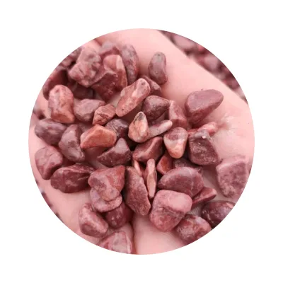 Wholesale Hot Sale Natural Versatile Ordinary Polished Red Pebbles for Outdoor Indoor