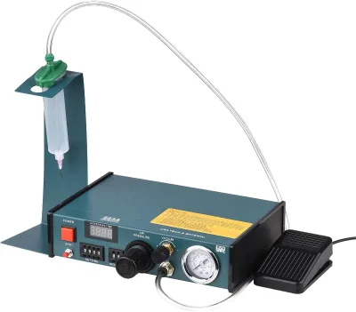 983A Professional Precise Digital Auto Glue Dispenser Solder Paste Liquid Controller Dropper 220V for Soldering Iron Repair Tool