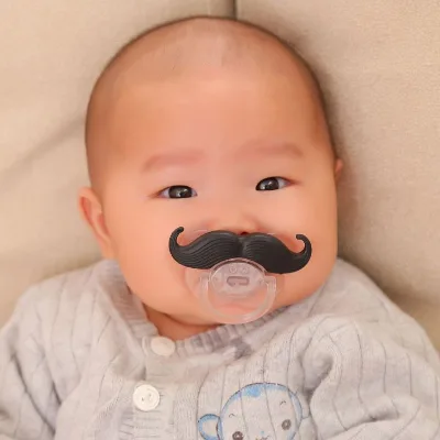 BPA Free PP Assorted Colors Flow Infant Printed logo Custom Printed Pacifier