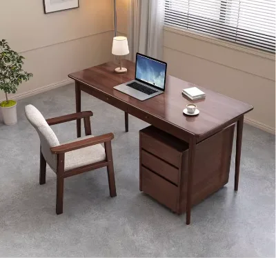 Custom Hotel Villa Apartment Desk Light Luxury Modern Simple Study Furniture Set Combination Office Desk Computer Desk