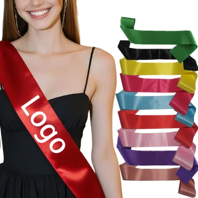 Birthday Sash Custom Happy Birthday logo Girl Sash Advertising 18 Print Birthday Sash Unisex Customizable Happy Birthday Sash