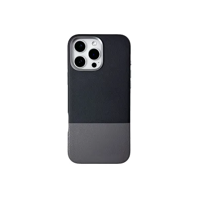 Waterproof Color Blocking PU Leather Case with Screen Protector for Outdoor Sports Mobile Phone Protection