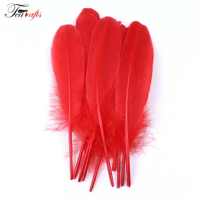 Wholesale Cheap Price100pcs/lot 5-8 Inches 13-20 cm Natural Colorful Grey Feather Canada Goose Feathers for Feathers Decoration