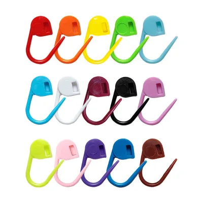 10/20/50/100/200pcs Portable Colorful Small Pins Mini Button Plastic Positioning Knitting Mark Hand DIY Marking Crocheting Tools
