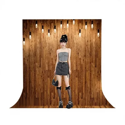 3*6m Wood Grain Texture Photo Cloth Photography Background Studio Prop for Character Shooting