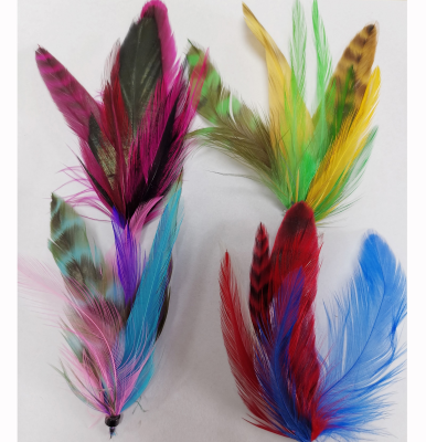 Sales Feather Trim Chicken Saddle Fashion Accessories Decorative Dyed Feather
