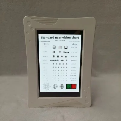 Portable LED Lightbox Standard Visual Acuity Chart Ophthalmic Refraction Equipment Near-Vision Presbyopic Acuity for Chart