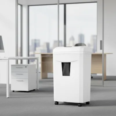 OEM ODM Destructeurs De Papier Lectrique P-4 Level Office Paper Document Shredder With 20L Pull Out Bin