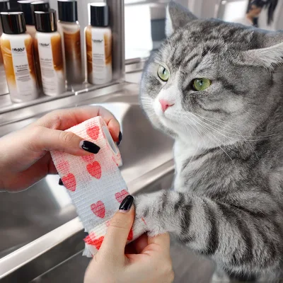 High Elasticity Classic Style Self-Adhesive Pet Bandage for Joint Protection