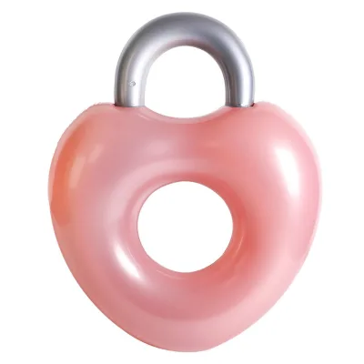 B01 Custom Inflatable PVC Floating on the Water love Lock Swimming Ring Fun Swimming Ring Pool Accessories Pcp Party