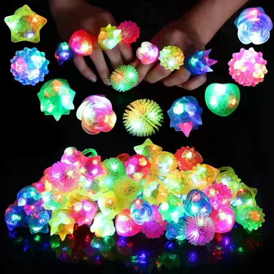Glowing Finger Rings LED Luminous Rings Boy Girl Party Favor Toys Glow in the Dark Fluorescence Party Supplies Hand Accessories