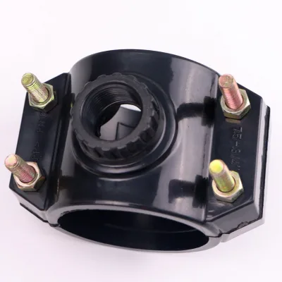 DaringFish Internal Thread Three-Way Repair Joint PP Pipe Saddle Black High Quality Four-Way