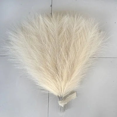 Wholesale Natural Beige Dried Pampas Grass Country Style Artificial Flowers for Wedding Home Hotel Decor