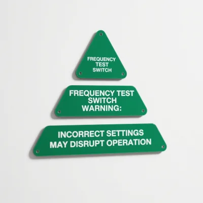 Customizable ABS Warning Labels Can Be Used for Prominent Warning Signs in Places Such As Chemical Plants Schools Hospitals Etc.