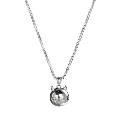 Craft Wolf 3D Cute Monster Pendant Stainless Steel Jewelry Box Chain Sweater Chain Necklace Wholesale Original Design Jewelry