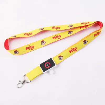 Yellow Led Bulk Order Lanyards Best Led Lanyard for Night Events