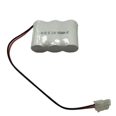 Ni-Cd SC 3.6V 1600mAh battery with Flat Top Battery For Cordless Phone Battery