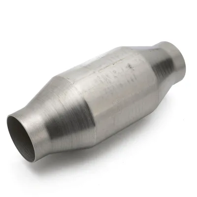 ADDCO 2.5 Inch Universal Spun Catalytic Converter High Flow Stainless Steel 410250 EPSYCH250