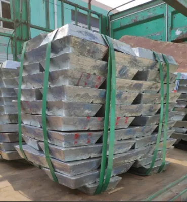 99.998 SHG Zinc Ingot Zn99.995 Zinc Ingots High Purity Bulk Zinc Metal