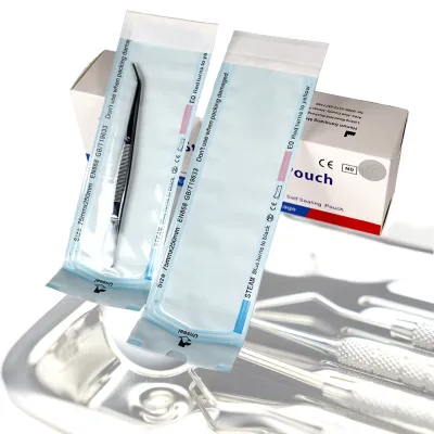 Self-Seal Sterilization Pouches Steam and Eo Sterilization Transparent Film for Laboratory Petri Dishes