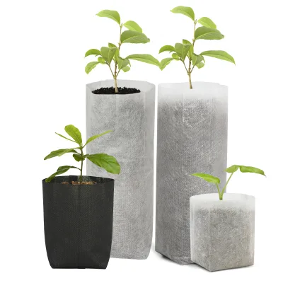 Decomposable Disposable 20gsm/30gsm Plant Bag Grow Bag for Tree or Flowers Eco Friendly Seeding Grow Bag