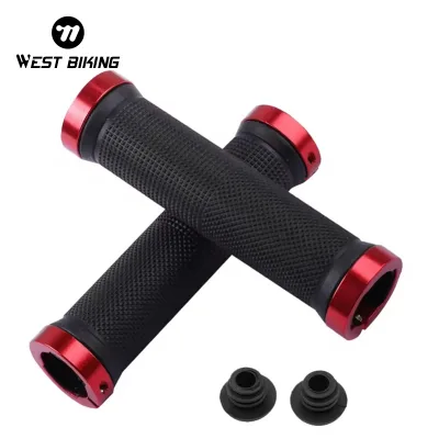 WEST BIKING Wholesale Plastic Dirt Bike Handle Hand Grip Buy Bicycle Parts Rubber Bike Grips
