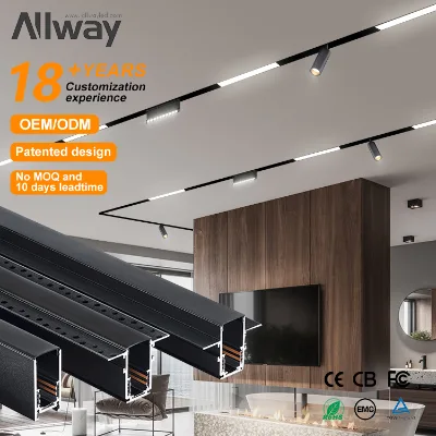 For High Quality Modern Store Hotel Office Aluminum CRI 90 COB High Brightness Spotlight Recessed Dimmable Slim Magnetic