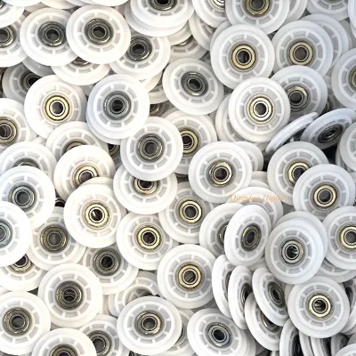 Good Quality Very Popular Plastic Zinc Roller Wheel for Furniture Spare Parts Door and Window Accessories