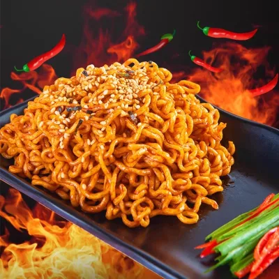 Wholesale Korean Halal Instant Noodles Ramen 127g Bulk Bag Cooked Spicy Grain Asian Snacks