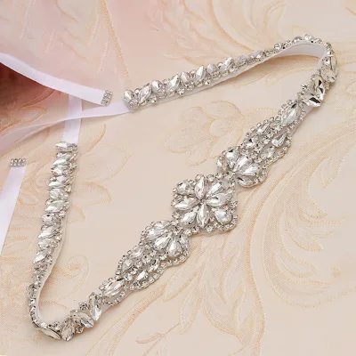 Gorgeous Drill Rhinestone Decoration Belts Sash For Bridal Bridesmaid Wedding Stage Performances