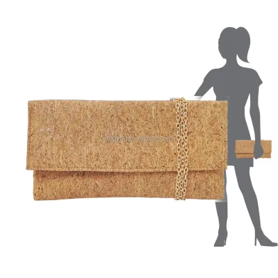 Cross Border New Cork Folding Tassel Handbag Dinner Women's Shoulder Crossbody Zipper Storage Bag Hand-held Bag