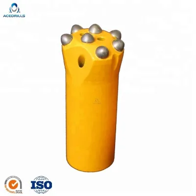 Free Shipping 32mm Tapered Conical Button Drill Bits 12 Degree T6 Alloy Insert Quarry Rock Drill Bits Short Skirt
