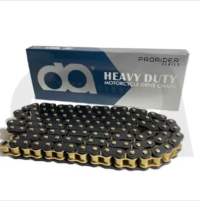 Black Gold O Ring Chain for Model 428HV Motorcycles Thickening Mute Chain with Oil Seal 100L Timing Gear & Chain