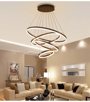 Modern Smart LED Chandelier with Remote Control Minimalist Dining & Living Room Ceiling Light