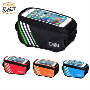 B-soul Outdoor Bicycle Front Mountain Bike Waterproof Touch Screen Phone Bag