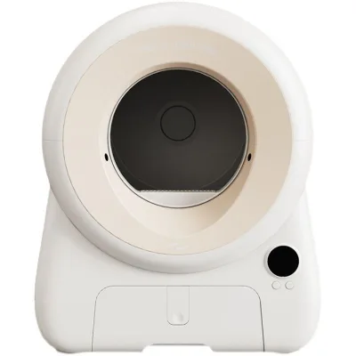 Smart Automatic Cat Litter Box Self-Cleaning Plastic with 65L Silo and App Remote Control for 0-10KG Cats