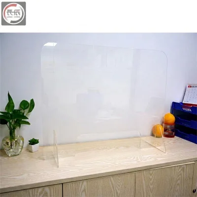 High Quality Extendable Desk Protective Shield Holder Anti-Spray Student School Desk Acrylic Sneeze Guard
