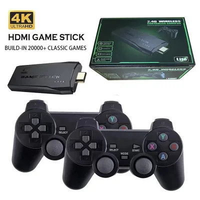 High Performance Game Console with 2.4G Receiver and Wireless Controller 4K HD Output Built-in 20000 Game M8 Video Game Consoles
