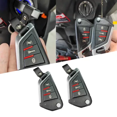Motorcycle Engine Entry Ignition Keyless One-button Remote Start Anti-theft Alarm Security System Kit Toggle Lock for TANK200