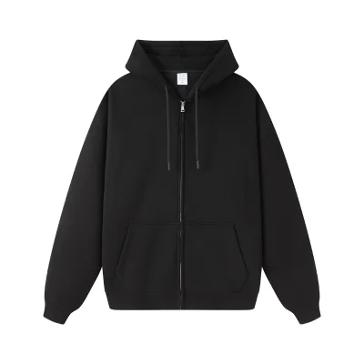 Custom High Quality Hoodies Mens Unisex Oversized Heavyweight Custom Zip up Hoodie